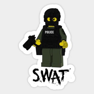 block swat Sticker